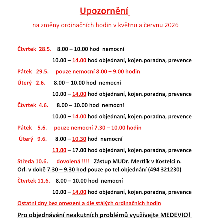 změny